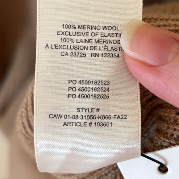 Babaton Maclean Merino Wool Dress Oversized merino wool turtleneck SZ XS - Picture 11 of 11